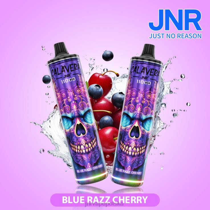 HVBXB299 JNR Vape Shop - jnr calavera niebieska wiśnia razz