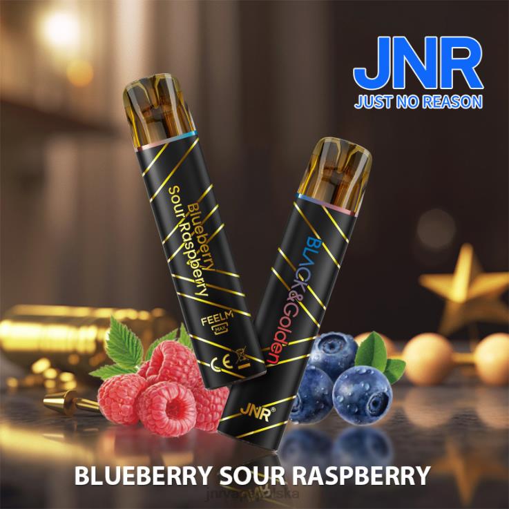 HVBXB274 JNR Vape Pods - jnr czarno-złoty jagoda kwaśna malina