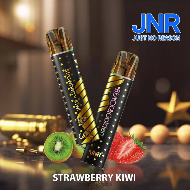 HVBXB284 JNR Vape Pods - jnr czarno-złoty kiwi truskawkowe