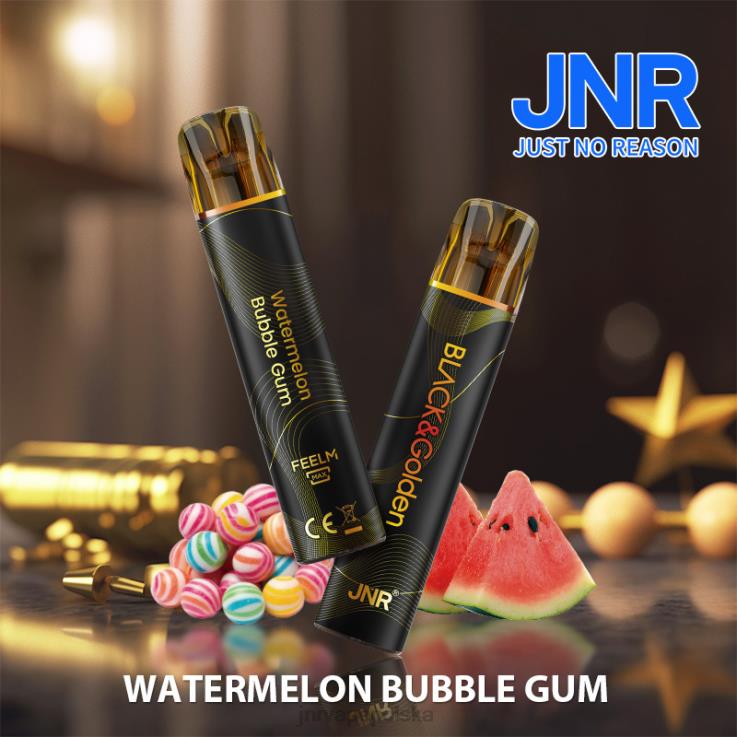 HVBXB287 JNR Vape Warszawa - jnr czarno-złoty guma balonowa arbuzowa