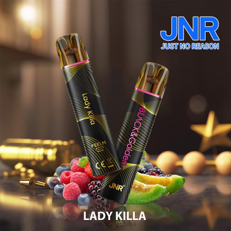HVBXB289 JNR Vape Shop - jnr czarno-złoty pani Killa