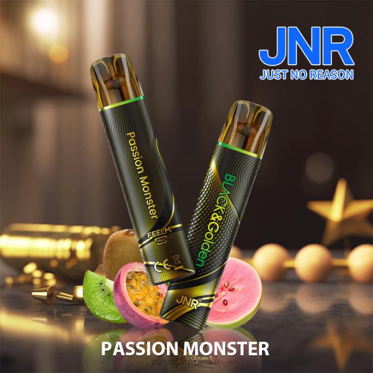 HVBXB291 JNR Vape Price - jnr czarno-złoty potwór pasji