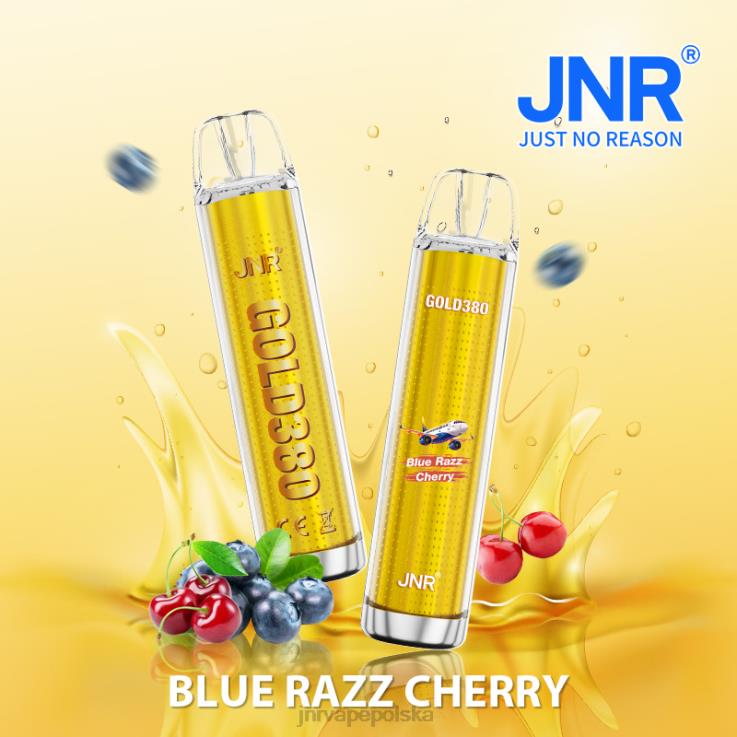 HVBXB50 JNR Vapes Website - jnr gold380 niebieska wiśnia razz