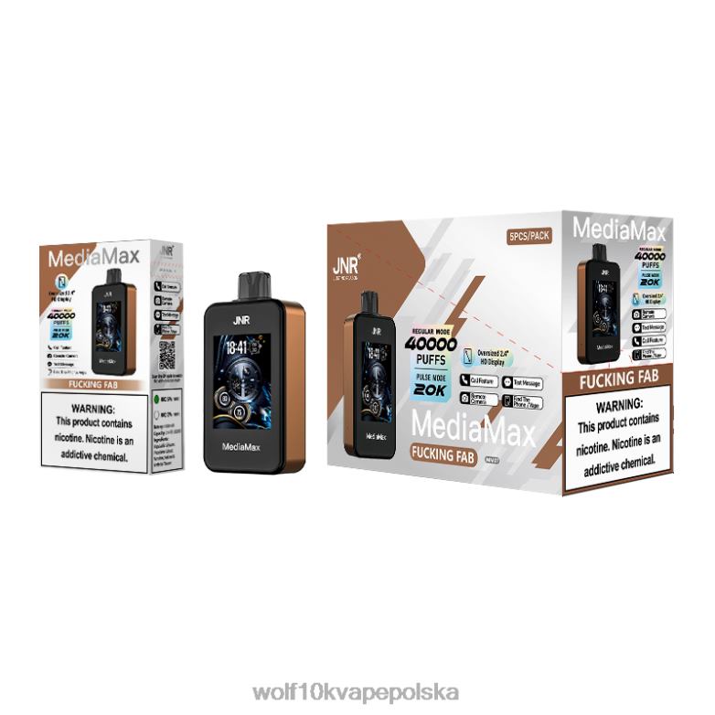 JNR MediaMax zadycha 40 tys cholernie super 822PZ13 Jnr Vape Warszawa
