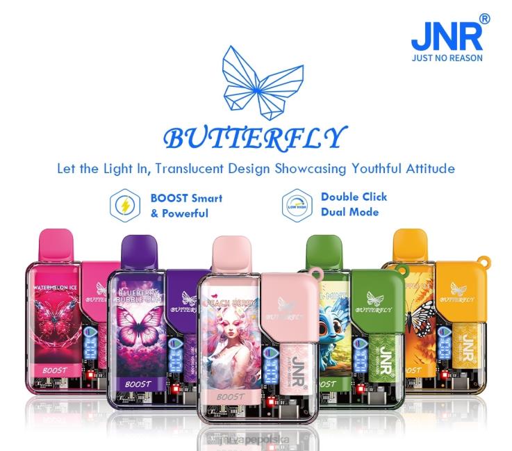 HVBXB60 JNR Vapes Website - jnr motyl guma balonowa jagodowa