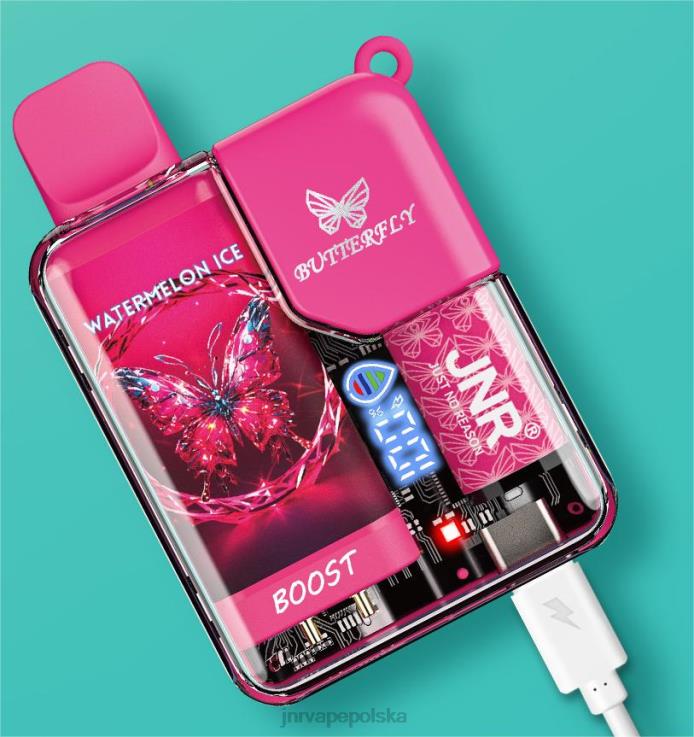 HVBXB75 JNR Vape Nicotine Content - jnr motyl lód arbuzowy