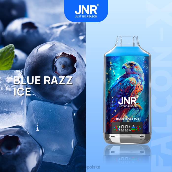 XTNZ1 JNR FALCON X niebieski razz lód JNR Vape Price