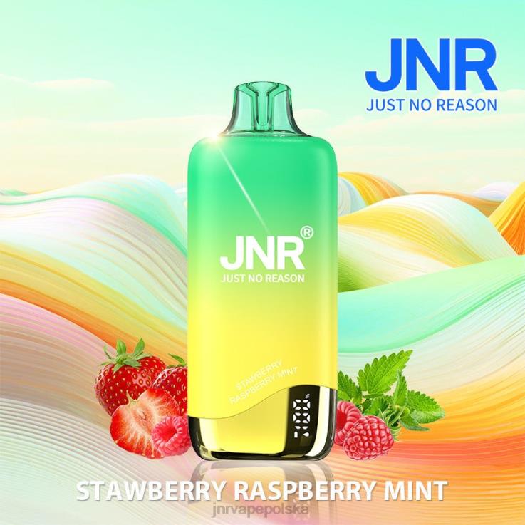 HVBXB268 JNR Vape Review - jnr tęcza truskawka malina mięta