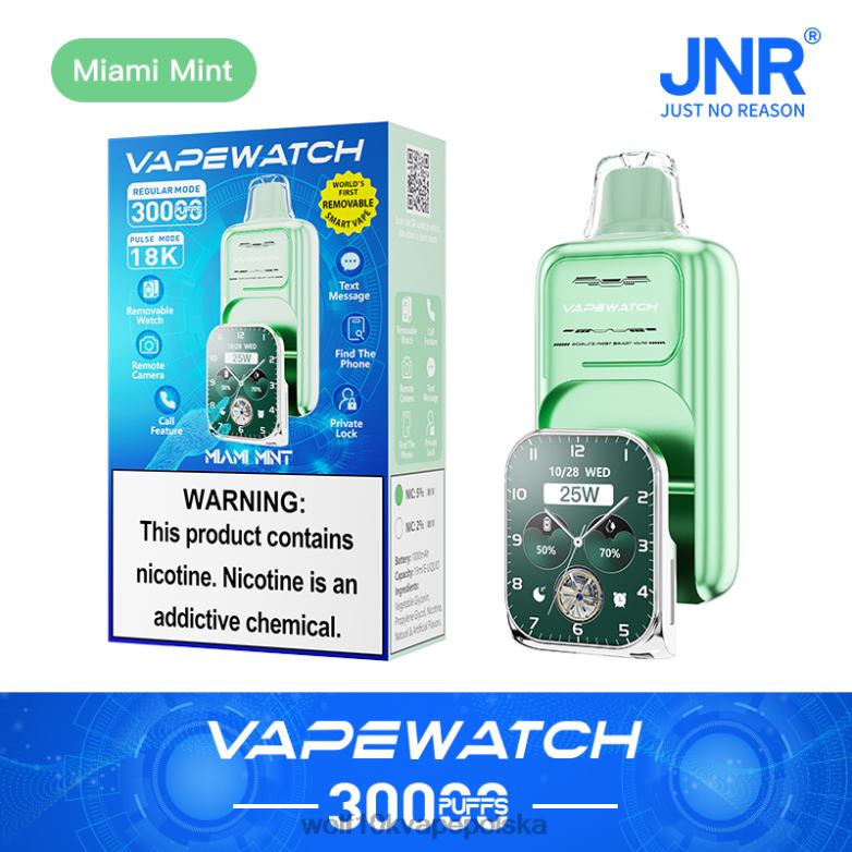 JNR zegarek vape Miętowa mięta 822PZ8 Jnr Vape Flavours