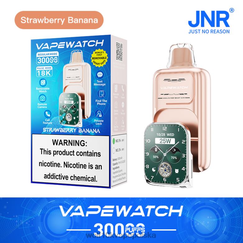 JNR zegarek vape banan truskawkowy 822PZ7 Jnr Vapes Website