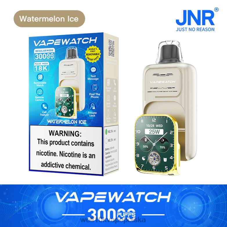 JNR zegarek vape lód arbuzowy 822PZ9 Jnr Vape Pods