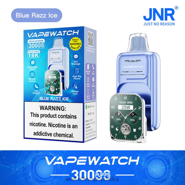 JNR zegarek vape niebieski razz lód 822PZ11 Jnr Vape Price