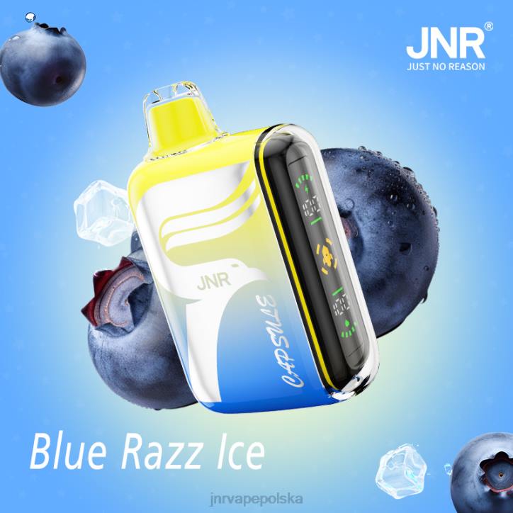 JNR kapsuła niebieski-razz-lód 6H4B57 JNR Vape Flavours