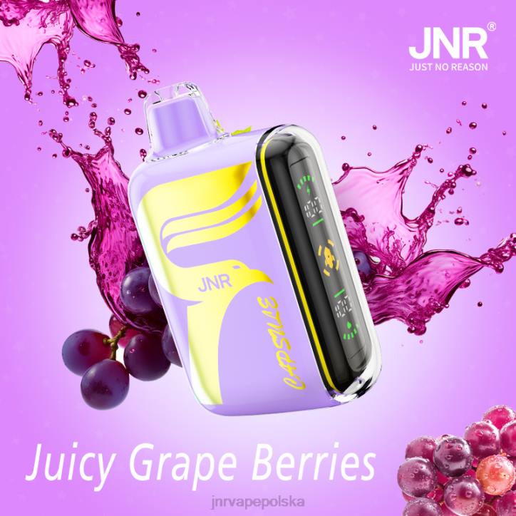 JNR kapsuła soczyste jagody winogronowe 6H4B63 JNR Vape Review