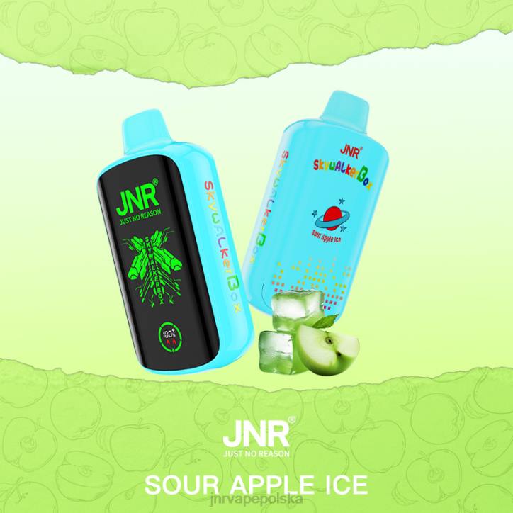 JNR SKYWALKER skrzynka kwaśny lód jabłkowy 6H4B43 JNR Vape Review