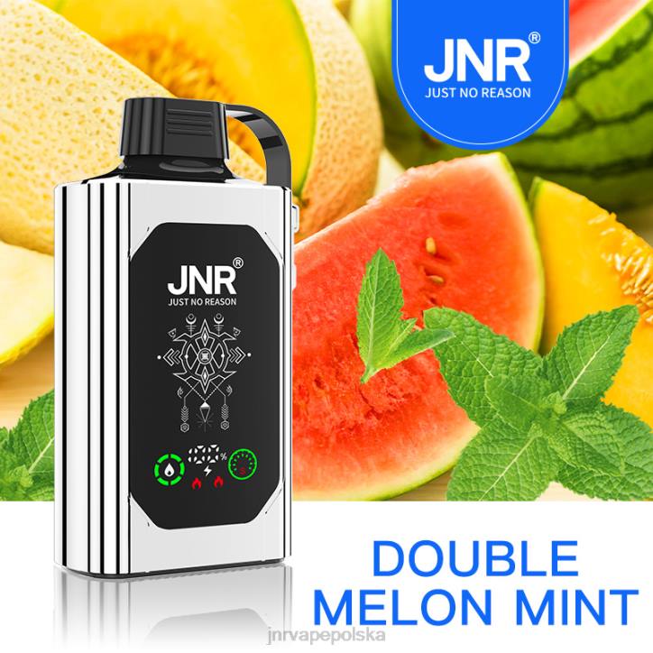 JNR SHISHA skrzynka podwójny melon miętowy 6H4B89 JNR Vape Nicotine Content