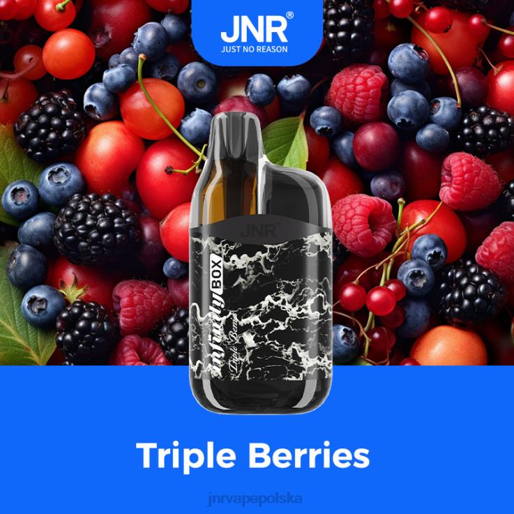 HVBXB95 JNR Vape Nicotine Content - JNR Infinity potrójne jagody